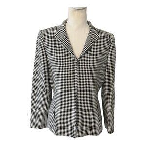 Tahari Houndstooth Blazer - Size 10P